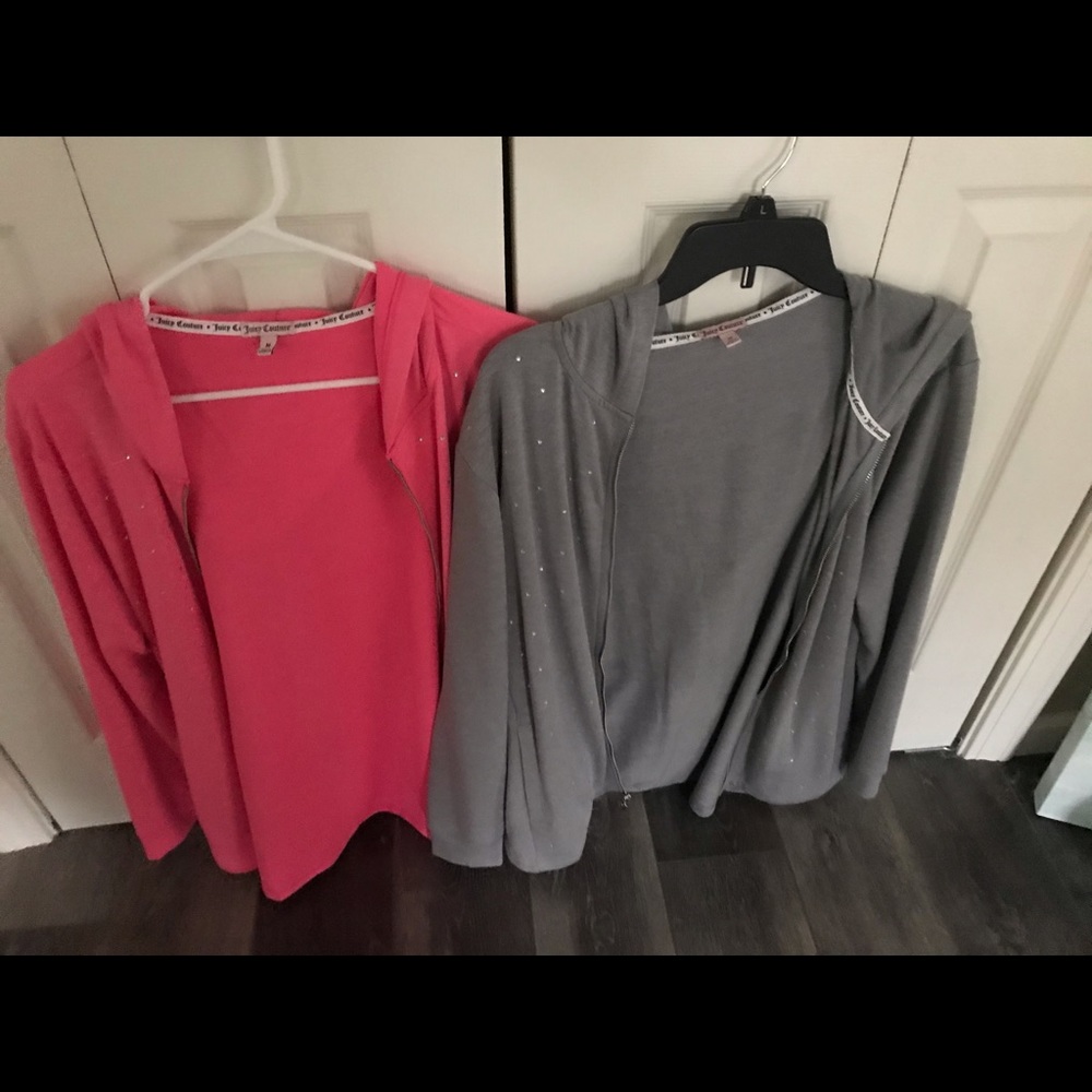 Juicy Couture Hooded Zippered Sweatshirt